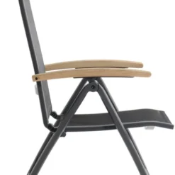 Hartman Verstelbare Standenstoel Troy Antraciet / Teak -Madison Sales Store 8711268431872 3