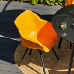 Hartman Kuipstoel Sophie Studio Oranje / Zwart -Madison Sales Store 8711268614893 9