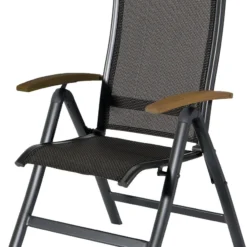 Hartman Verstelbare Standenstoel Alice Antraciet / Teak