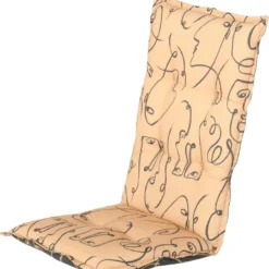 Hartman tuinstoel Kussen Faces geel 123 x 50 x 8 cm