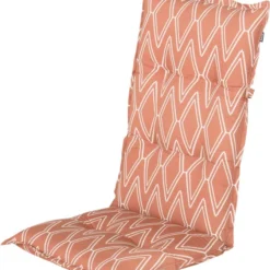 Hartman tuinstoel Kussen Emma bruin / Oranje 123 x 50 x 8 cm