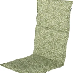 Hartman tuinkussen Hoge Rug Fleur groen 123 x 50 x 8 cm