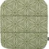 Hartman zitkussen Fleur groen 44 x 40 x 3 cm