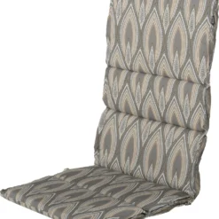 Hartman tuinkussen Hoge Rug Zara grijs 123 x 50 x 10 cm