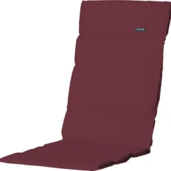 Madison tuinkussen Hoge Rug Panama Bordeaux 125 x 50 cm