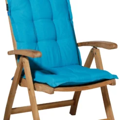 Madison Tuinstoel Kussen Hoge Rug Panama Blauw 123 X 50 X 7 Cm -Madison Sales Store 8713229126582 2 1