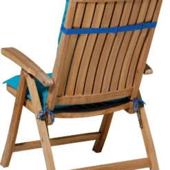 Madison Tuinstoel Kussen Hoge Rug Panama Blauw 123 X 50 X 7 Cm -Madison Sales Store 8713229126582 3 1