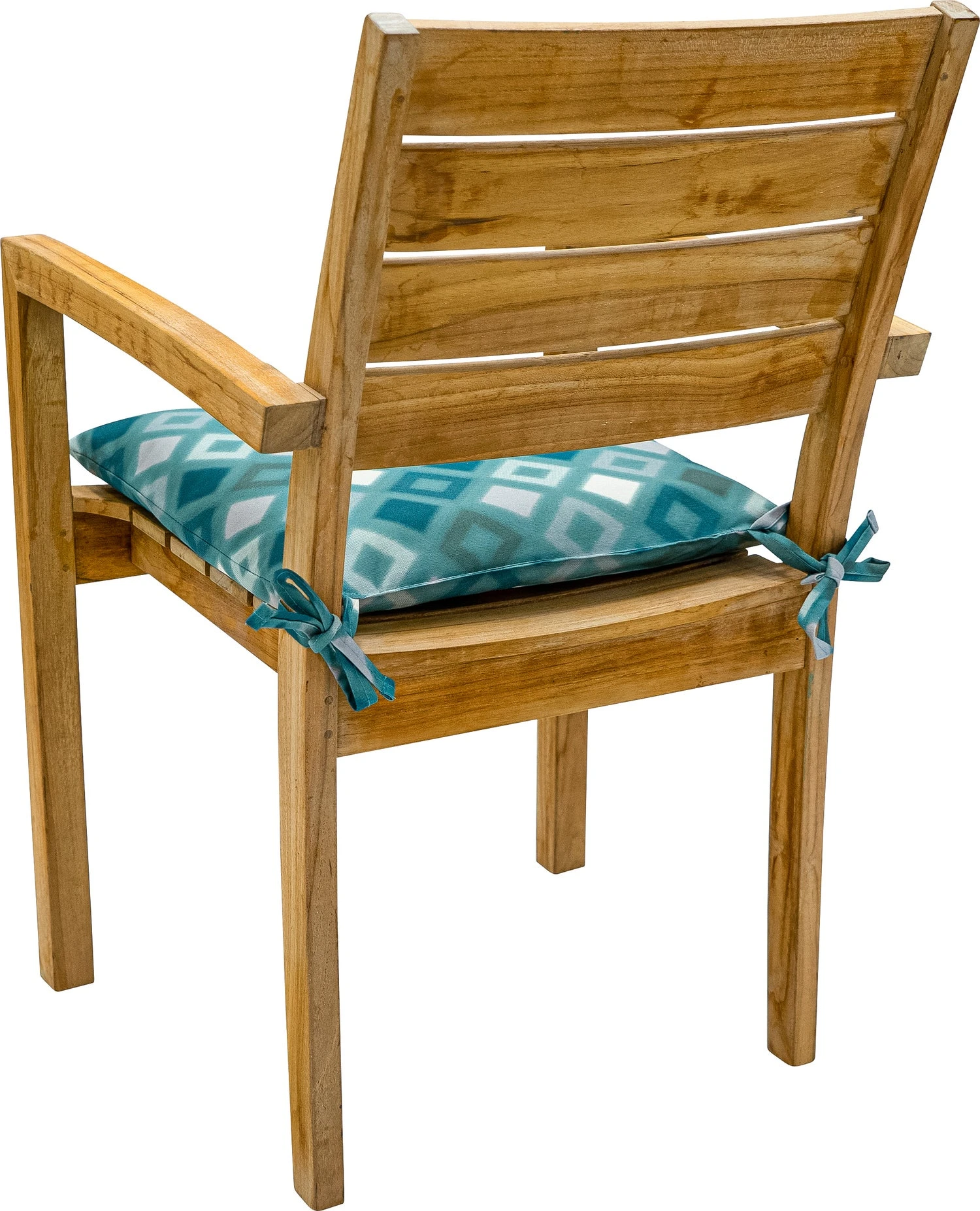 Madison zitkussen Grids Turquoise 46 x 46 cm 6 Madison zitkussen Grids Turquoise 46 x 46 cm - Afbeelding 4