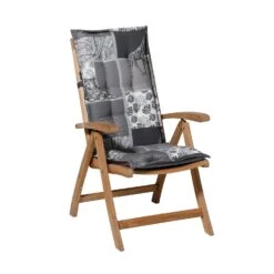 Madison tuinstoel Kussen Sifra grijs 123 x 50 x 7 cm -Madison Sales Store 8713229296605 1