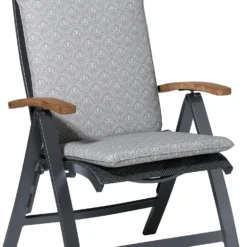 Madison Tuinstoel Kussen Botanic Grijs 120 X 50 X 7 Cm -Madison Sales Store 8713229297978 2