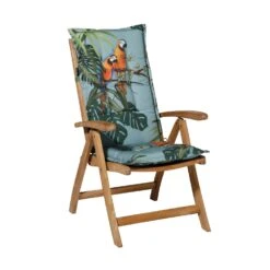 Madison tuinstoel Kussen Riff blauw 123 x 50 x 7 cm -Madison Sales Store 8713229300456 1