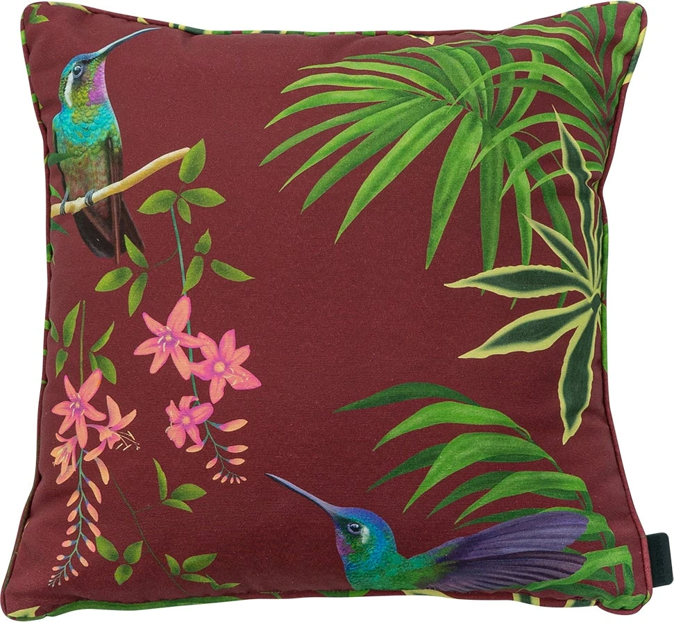 Madison sierkussen Celeste rood 50 x 50 x 12 cm 3 Madison sierkussen Celeste rood 50 x 50 x 12 cm