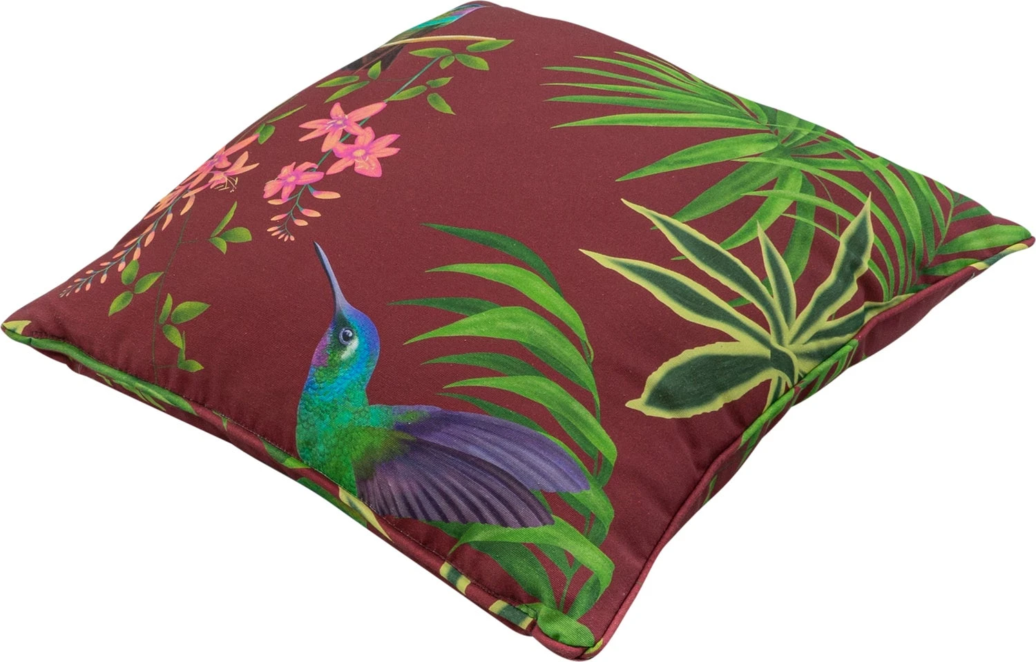 Madison sierkussen Celeste rood 50 x 50 x 12 cm 4 Madison sierkussen Celeste rood 50 x 50 x 12 cm - Afbeelding 2