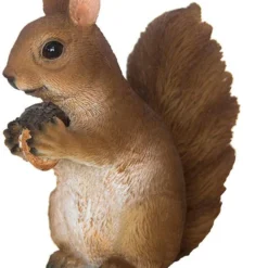 Esschert Design Tuinbeeld Eekhoorn Zittend Bruin 15 X 7 X 13 Cm