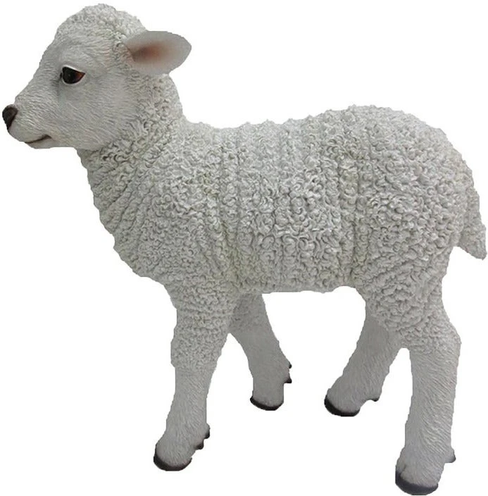 Esschert Design Tuinbeeld Lam Wit 30 X 29 X 12 Cm 3 Esschert Design Tuinbeeld Lam Wit 30 X 29 X 12 Cm