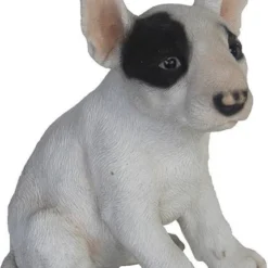 Esschert Design Tuinbeeld Hond Terrier Wit 18 X 16 X 11 Cm