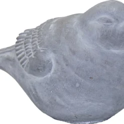 Tuinbeeld Deko Mus Grijs 15 X 8,5 X 9,5 Cm