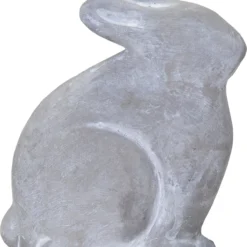 Tuinbeeld Deko Konijn Grijs 13 X 6,5 X 15 Cm