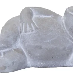 Tuinbeeld Deko Kikker Liggend Grijs 24 X 10 X 10 Cm