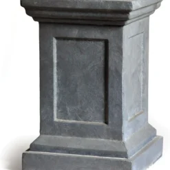 Tuinbeeld Zuil Grijs 31 X 31 X 47 Cm