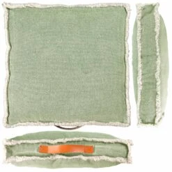 Unique Living Zitkussen Manouk Basil Groen 45 X 45 X 7 Cm