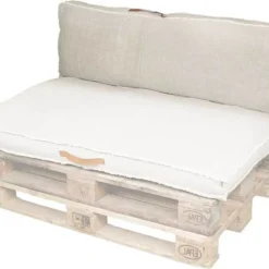 Unique Living Palletkussen Manouk Beige 120 X 40 X 8 Cm