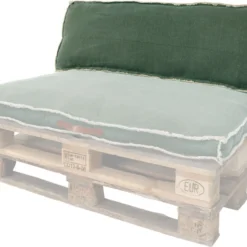 Unique Living Palletkussen Manouk Groen 120 X 40 X 8 Cm