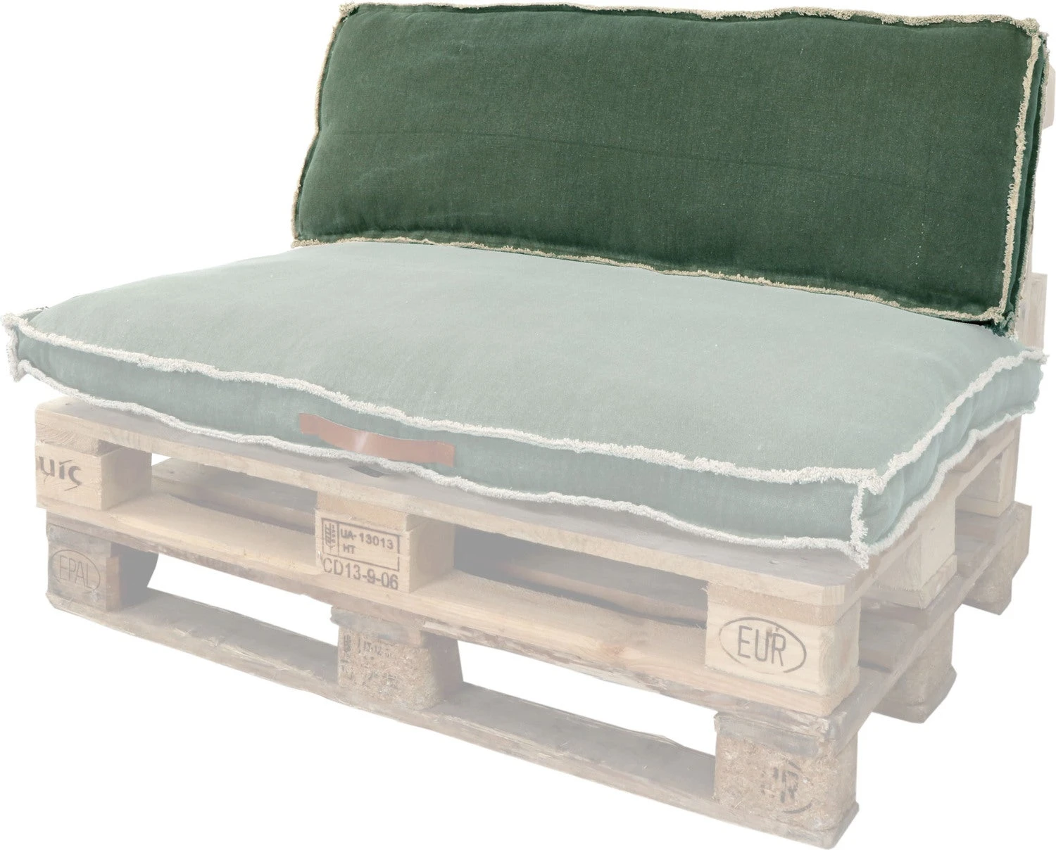 Unique Living Palletkussen Manouk Groen 120 X 40 X 8 Cm 3 Unique Living Palletkussen Manouk Groen 120 X 40 X 8 Cm