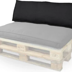 Unique Living Palletkussen Luana Zwart 120 X 40 X 8 Cm