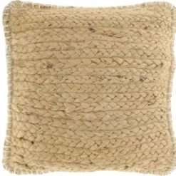 Unique Living sierkussen moke wit 45 x 45 x 7 cm