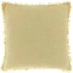 Unique Living sierkussen Canar geel 45 x 45 x 7 cm