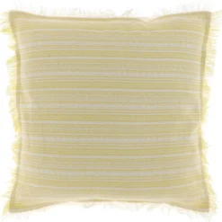 Unique Living sierkussen Boaz geel 45 x 45 x 7 cm