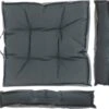 Unique Living zitkussen unique Outdoor grijs 43 x 43 x 7 cm -Madison Sales Store 8714503962490 0 1