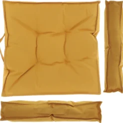 Unique Living zitkussen unique Outdoor geel 43 x 43 x 7 cm