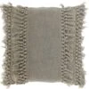 Unique Living sierkussen Saba grijs 45 x 45 x 7 cm