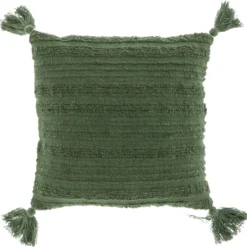 Unique Living sierkussen Fonne donkergroen 45 x 45 x 7 cm
