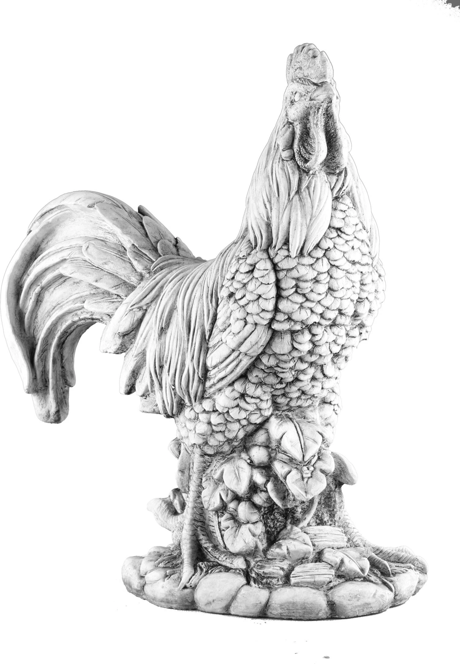 Tuinbeeld Haan Grijs 31 X 14 X 38 Cm 3 Tuinbeeld Haan Grijs 31 X 14 X 38 Cm