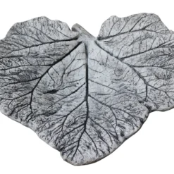 Tuinbeeld Blad Grijs 52 X 52 X 7 Cm