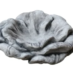 Tuinbeeld Bloem Grijs 30 X 30 X 12 Cm