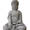 Tuinbeeld Boeddha Grijs 18 X 25 X 34 Cm -Madison Sales Store 8716175118274