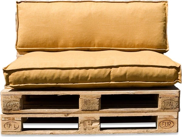 In The Mood Collection Palletkussens Salvador Geel 120 X 80/40 X 15 Cm 4 In The Mood Collection Palletkussens Salvador Geel 120 X 80/40 X 15 Cm - Afbeelding 2