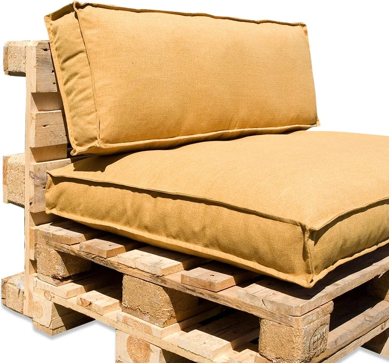 In The Mood Collection Palletkussens Salvador Geel 120 X 80/40 X 15 Cm 5 In The Mood Collection Palletkussens Salvador Geel 120 X 80/40 X 15 Cm - Afbeelding 3