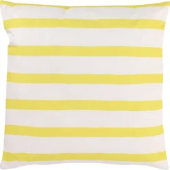 Overseas Sierkussen Geel / Wit 50 X 12 X 50 Cm