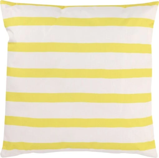 Overseas Sierkussen Geel / Wit 50 X 12 X 50 Cm