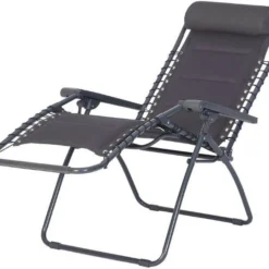 Intratuin Relaxstoel Sanya 3D Mesh Grijs -Madison Sales Store 8717263358855 3