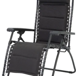 Relaxstoel Sanya 3D Mesh Zwart