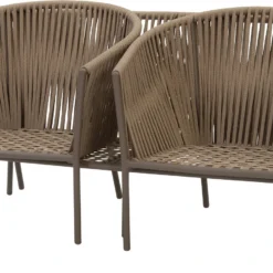 Intratuin 4-zits Loungeset Tessel Touw Taupe -Madison Sales Store 8717263389286 5