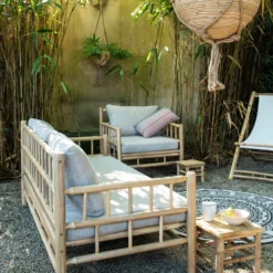 Intratuin 3-zits Loungebank Jim Acaciahout Naturel -Madison Sales Store 8717263389569 5