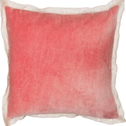 Intratuin Sierkussen Velours Rood 45 X 45 X 6 Cm