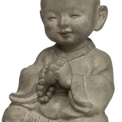 Intratuin Tuinbeeld Boeddha Grijs 25 X 22 X 33 Cm